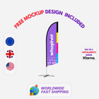 Custom Printed Feather Flag